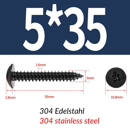 Black stainless steel - black, a2
