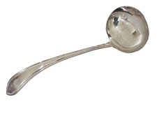 Silver Plated Soup Ladle Server 10.5" EPNS Cutlery Super A90 Serving Spoon