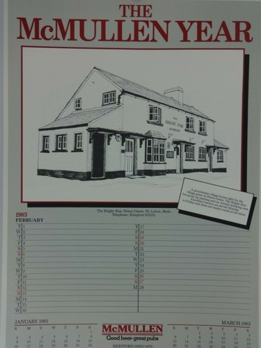 Pub calendar mcmullen - calendar,