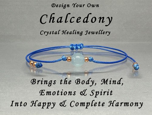 Chalcedony bracelet anklet - chalcedony,
