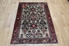  OLD HANDMADE PERSIAN WOOL RUG, WITH HERATI DESIGN 155 X 105 CM 
