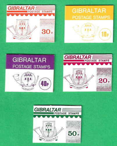 Gibraltar x stamp booklet - ~,