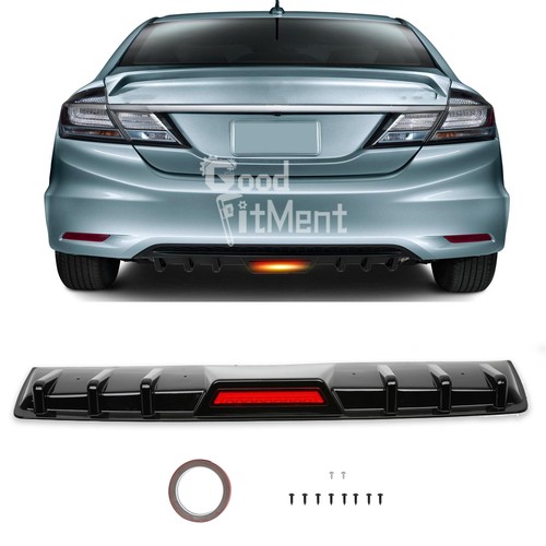 Glossy black rear bumper lip - bumper,