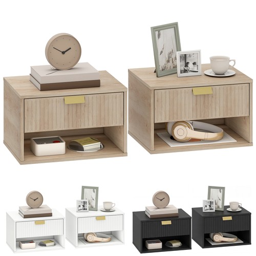 Homcom set wall mounted - wall,