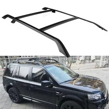 4 PCS FOR LAND ROVER FREELANDER 2 L359 ROOF RAILS CROSS BAR RACK BLACK 2006-2014