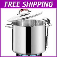 Large 20 Quart Stockpot for Healthy Cooking