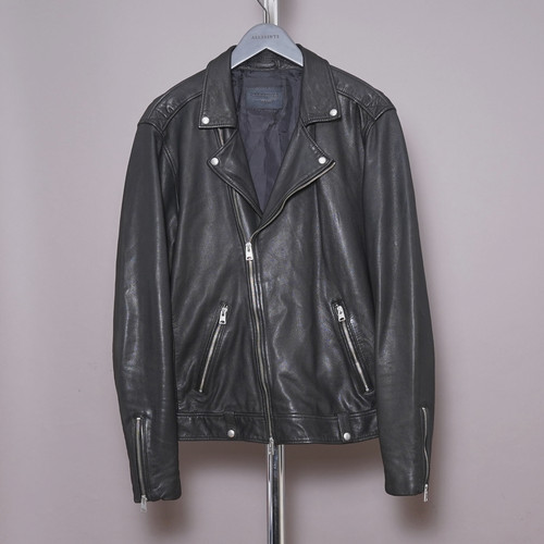 All saints leather jacket - leather,