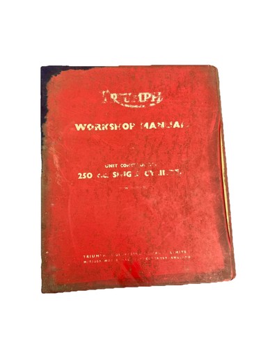 Triumph oem workshop manual - oem,