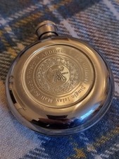 Ardbeg Islay Whisky Hip Flask - Stainless Steel - Good Condition - Rare Vintage