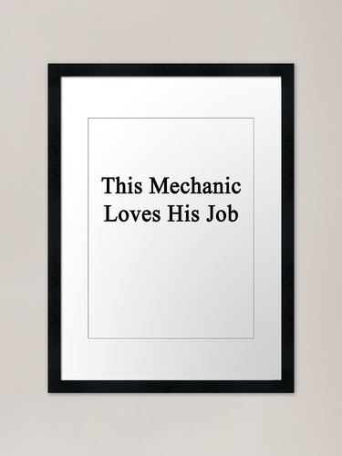 This mechanic loves - mechanic,