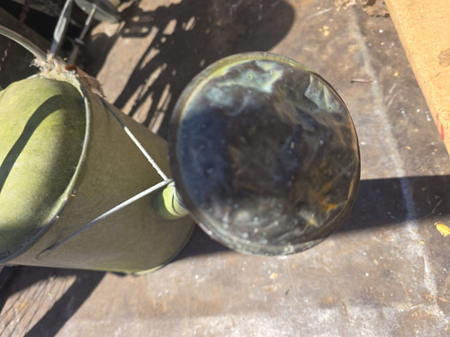 Black military surplus helmet - military,