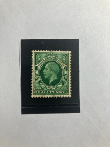 King george half penny green - half,