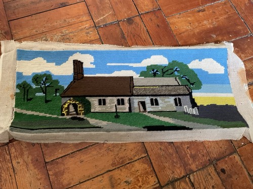 Tapestry worked needlepoint - tapestry,