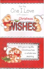 One I Love Christmas Card  XL