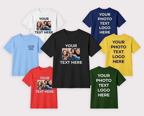 Personalised custom printed - custom, t