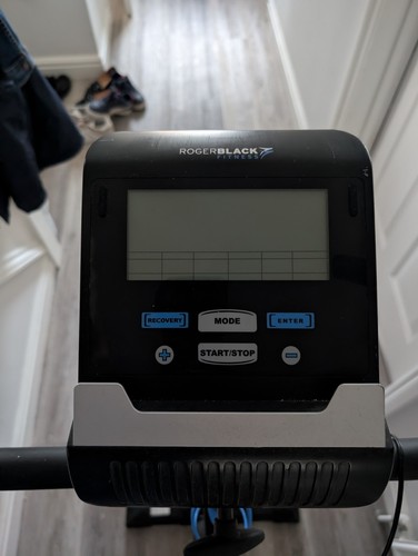 Roger black exercise bike - black,