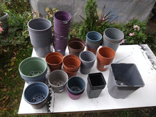 130 Multicolored Plastic Plant Pot Flower Pots 0.5 1 2 3  Litre