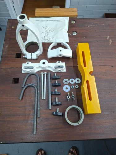 Mortising attachment for drill