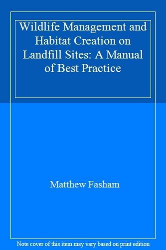 Wildlife management and - wildlife,