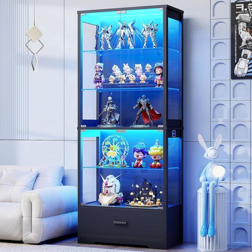 Glass display case with - glass,