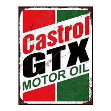 Metal Tin Sign Plaque Castrol