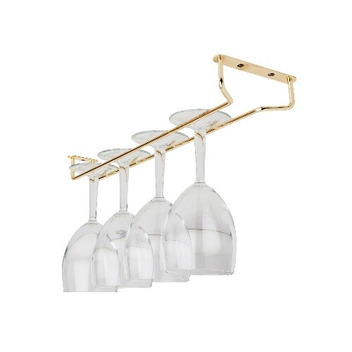 Brass glass hanger wine - hanger,