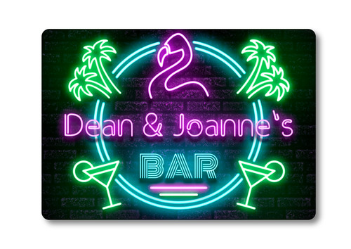 Personalised bar sign metal - bar,