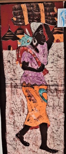 Asakstyle african batik wall - batik,