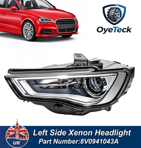 Left side xenon headlight - xenon,
