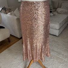 Whistles Sequin Midi Skirt