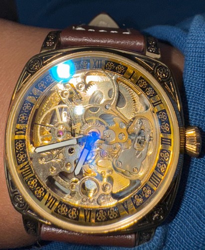 Luxury automatic gold skeleton - automatic,