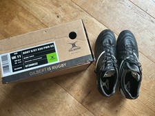gilbert mens rugby boots size uk 11 s/st pwr 8 s