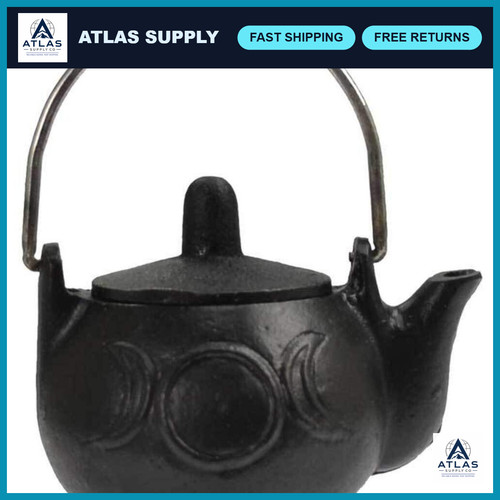 Small cast iron cauldron - cast,