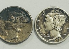 Mercury Silver Dimes Lot of 2