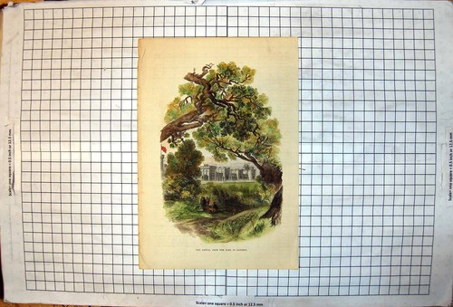Antique old print windsor - antique,