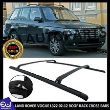 FOR RANGE ROVER VOGUE L322 02-12 BLACK ROOF RAIL RAILS RACK CROSS BARS OEM STYLE