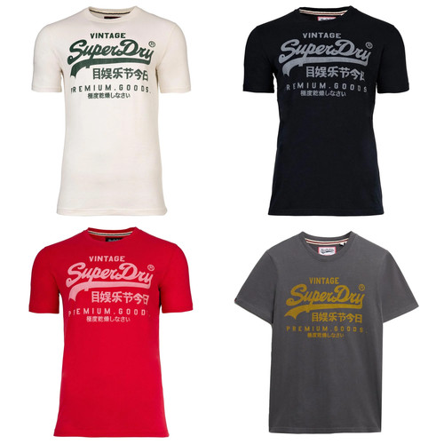 Superdry mens shirt vi - t-shirt,