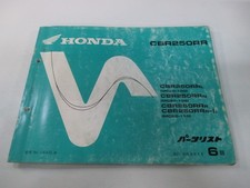 CBR250RR Parts List 6th