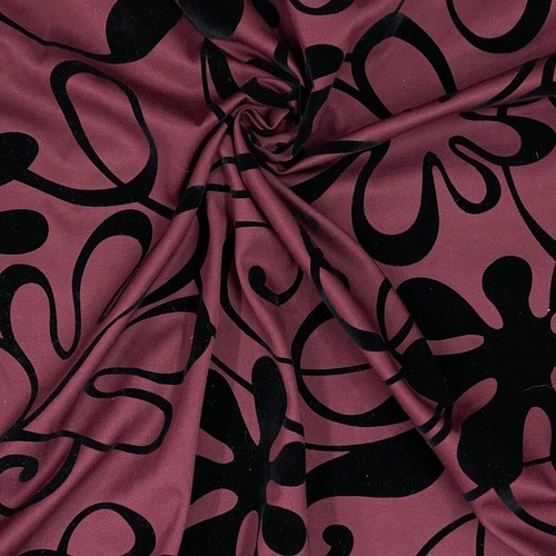Cotton panama velvet - velvet, flock
