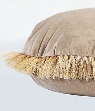 Brown Soft Velvet Cushion