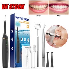 Electric Dental Scaler Tartar Plaque Calculus Remover Teeth Stains Cleaner 3mode