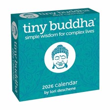 Tiny Buddha Desk Calendar 2026