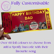 Personalised Souvenir Concert