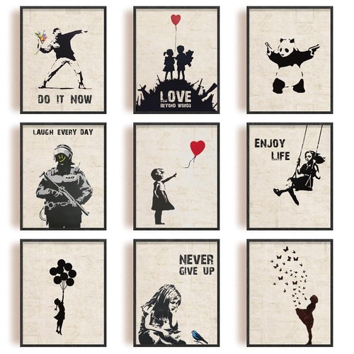 Infunly set banksy wall - infunly,
