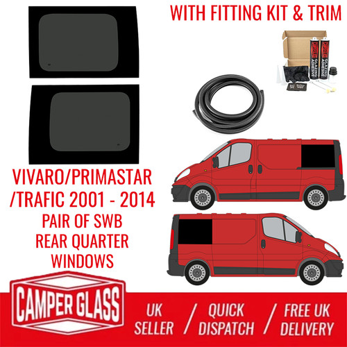 Vauxhall vivaro pair swb rear - vauxhall,