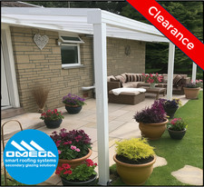 Aluminium lean canopy patio - aluminium, lean-to