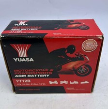 YUASA YT12B Motorcycle AGM Battery Bike Motorbike 12v 10.5Ah