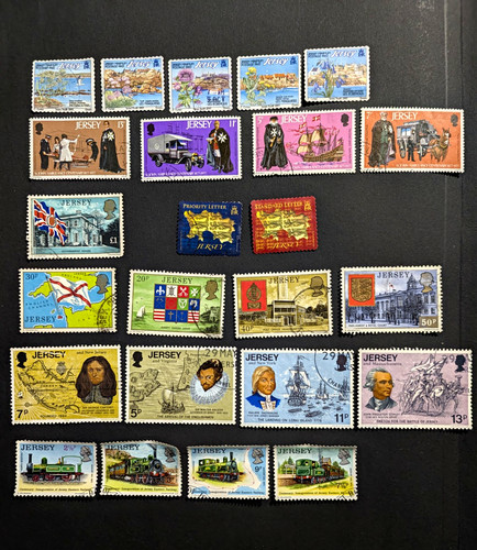 Jersey used stamp - jersey,