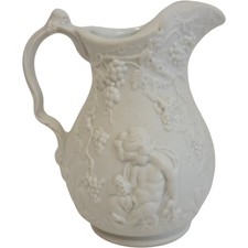 Vintage Portmeirion Parian Porcelain Cherub Milk Jug Vase 