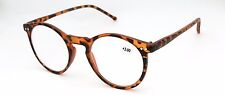 Large Round Reading Glasses Oversize Vintage Mens Ladies Womens Black Tortoishel